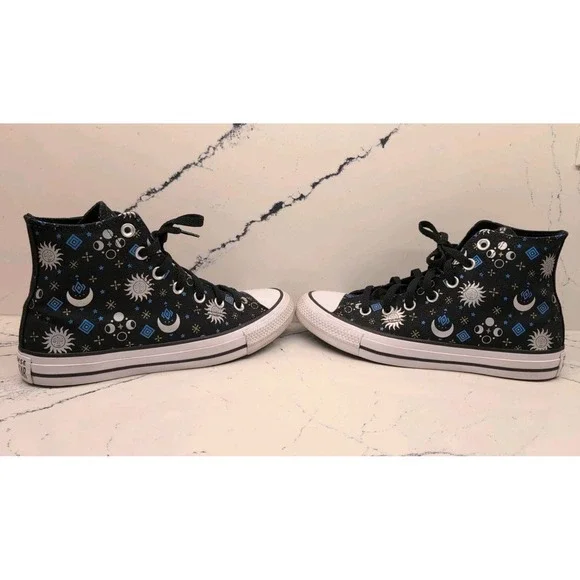 Converse Chuck Taylor All Star Celestial High-Top Sneaker Womens 7.5 Blk A12041F - Picture 5 of 9